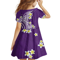 Hawaii Aloha Family Matching Tank Maxi Dress and Hawaiian Shirt Plumeria Vintage - Violet LT7 - Polynesian Pride