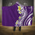 Hawaii Aloha Hooded Blanket Plumeria Vintage - Violet LT7 One Size Violet - Polynesian Pride