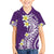 Hawaii Aloha Kid Hawaiian Shirt Plumeria Vintage - Violet LT7 Kid Violet - Polynesian Pride