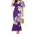 Hawaii Aloha Mermaid Dress Plumeria Vintage - Violet LT7 Women Violet - Polynesian Pride