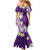 Hawaii Aloha Mermaid Dress Plumeria Vintage - Violet LT7 - Polynesian Pride