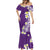 Hawaii Aloha Mermaid Dress Plumeria Vintage - Violet LT7 - Polynesian Pride