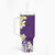 Hawaii Aloha Tumbler With Handle Plumeria Vintage - Violet