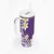 Hawaii Aloha Tumbler With Handle Plumeria Vintage - Violet