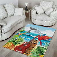 Aloha Honolulu Festival Area Rug Ukulele By The Shore LT7 - Polynesian Pride