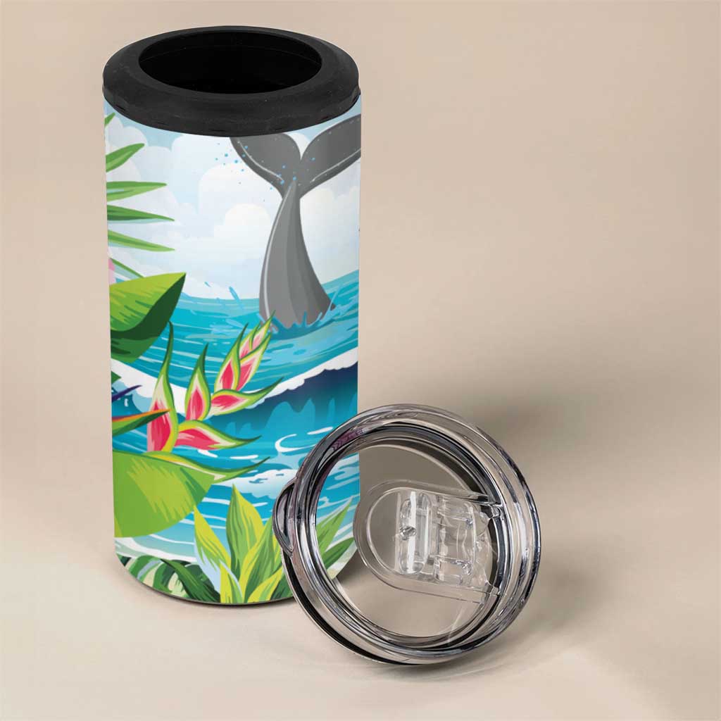 Aloha Honolulu Festival 4 in 1 Can Cooler Tumbler Ukulele By The Shore LT7 - Polynesian Pride