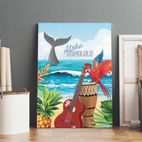 Aloha Honolulu Festival Canvas Wall Art Ukulele By The Shore LT7 - Polynesian Pride
