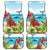 Aloha Honolulu Festival Car Mats Ukulele By The Shore