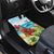 Aloha Honolulu Festival Car Mats Ukulele By The Shore