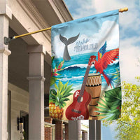 Aloha Honolulu Festival Garden Flag Ukulele By The Shore LT7 House Flag Art - Polynesian Pride