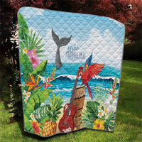 Aloha Honolulu Festival Quilt Ukulele By The Shore