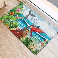 Aloha Honolulu Festival Rubber Doormat Ukulele By The Shore LT7 - Polynesian Pride