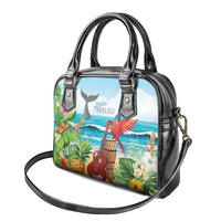 Aloha Honolulu Festival Shoulder Handbag Ukulele By The Shore
