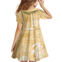 Aloha Honolulu Festival Family Matching Summer Maxi Dress and Hawaiian Shirt Hawaii Kapa Mix Flowers Lei