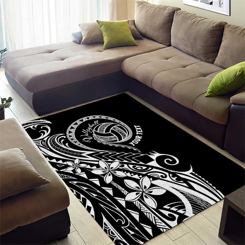 Polynesia Beach Volleyball Personalized Area Rug Basic