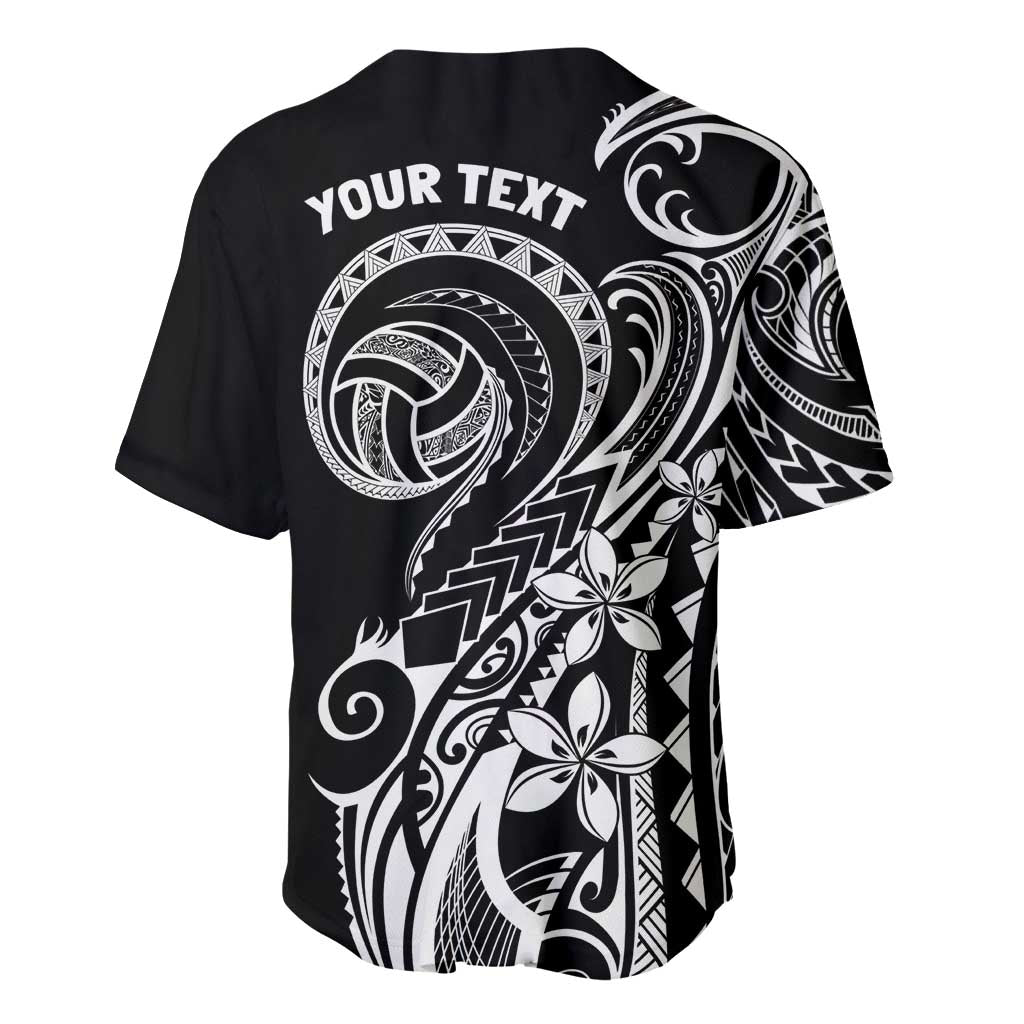 Polynesia Beach Volleyball Personalized Baseball Jersey Basic