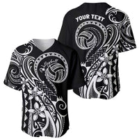 Polynesia Beach Volleyball Personalized Baseball Jersey Basic