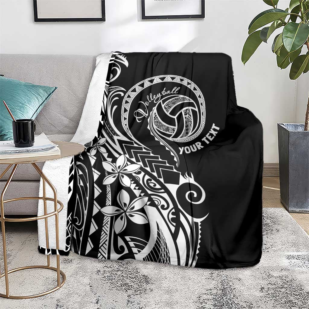 Polynesia Beach Volleyball Personalized Blanket Basic