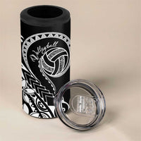 Polynesia Beach Volleyball Personalized 4 in 1 Can Cooler Tumbler Basic LT7 - Polynesian Pride
