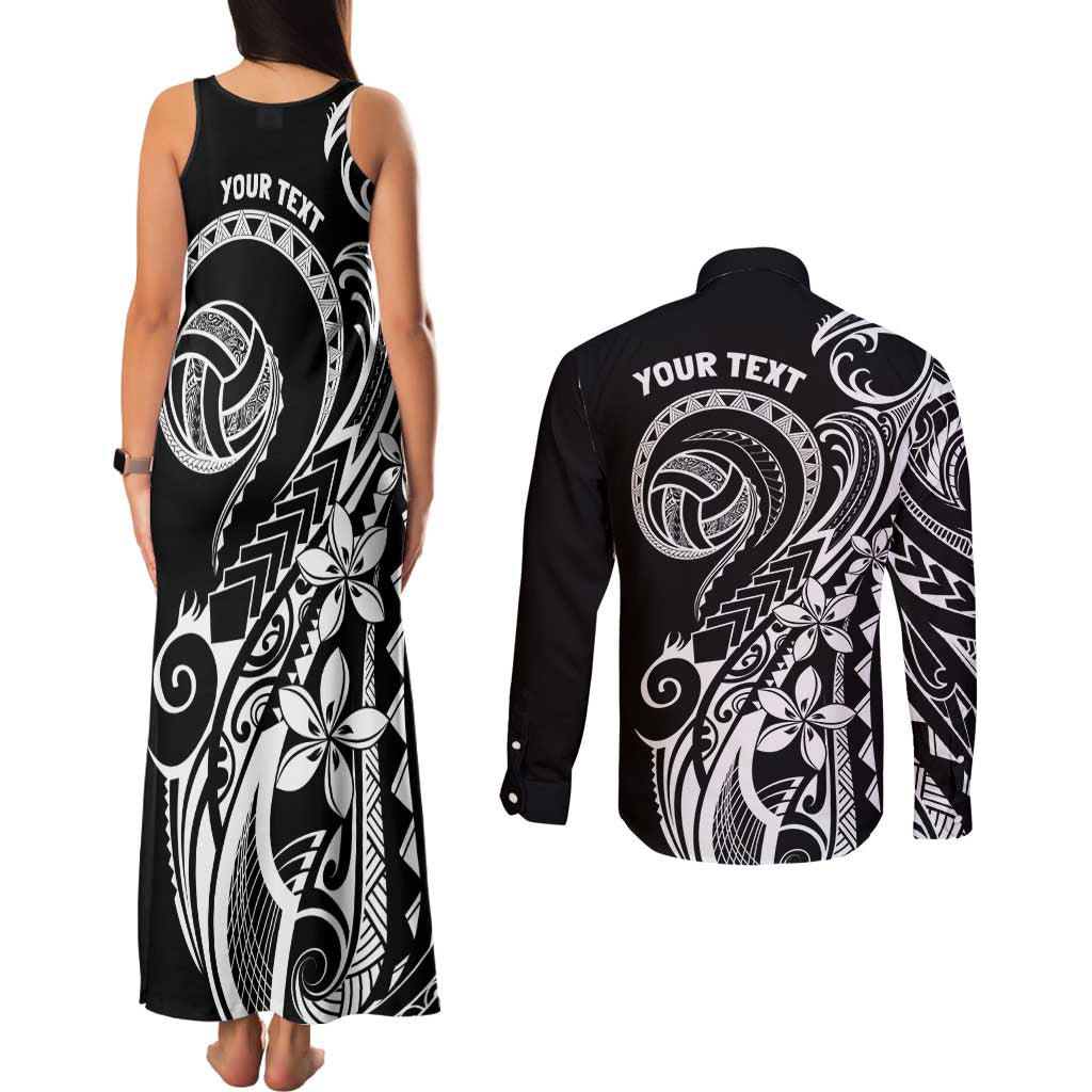 Polynesia Beach Volleyball Personalized Couples Matching Tank Maxi Dress and Long Sleeve Button Shirt Basic LT7 - Polynesian Pride
