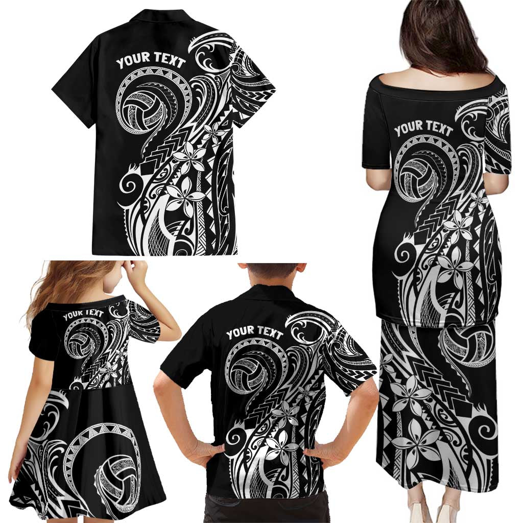 Polynesia Beach Volleyball Personalized Family Matching Puletasi and Hawaiian Shirt Basic