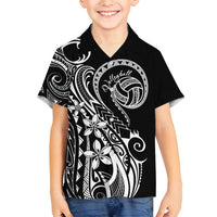 Polynesia Beach Volleyball Personalized Family Matching Puletasi and Hawaiian Shirt Basic