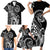 Polynesia Beach Volleyball Personalized Family Matching Short Sleeve Bodycon Dress and Hawaiian Shirt Basic