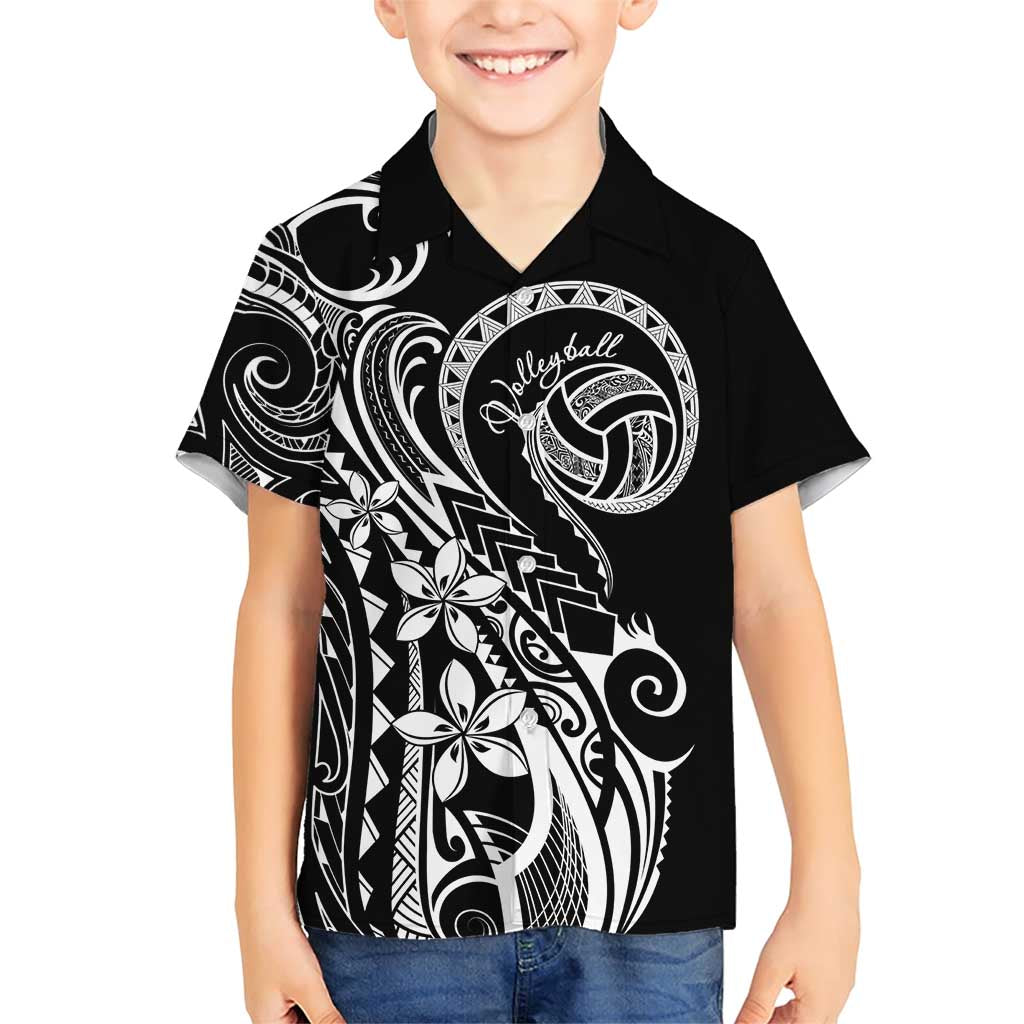 Polynesia Beach Volleyball Personalized Family Matching Short Sleeve Bodycon Dress and Hawaiian Shirt Basic