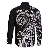 Polynesia Beach Volleyball Personalized Family Matching Summer Maxi Dress and Hawaiian Shirt Basic