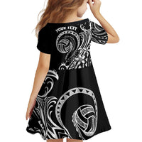 Polynesia Beach Volleyball Personalized Family Matching Tank Maxi Dress and Hawaiian Shirt Basic