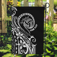 Polynesia Beach Volleyball Personalized Garden Flag Basic LT7 Garden Flag Black - Polynesian Pride