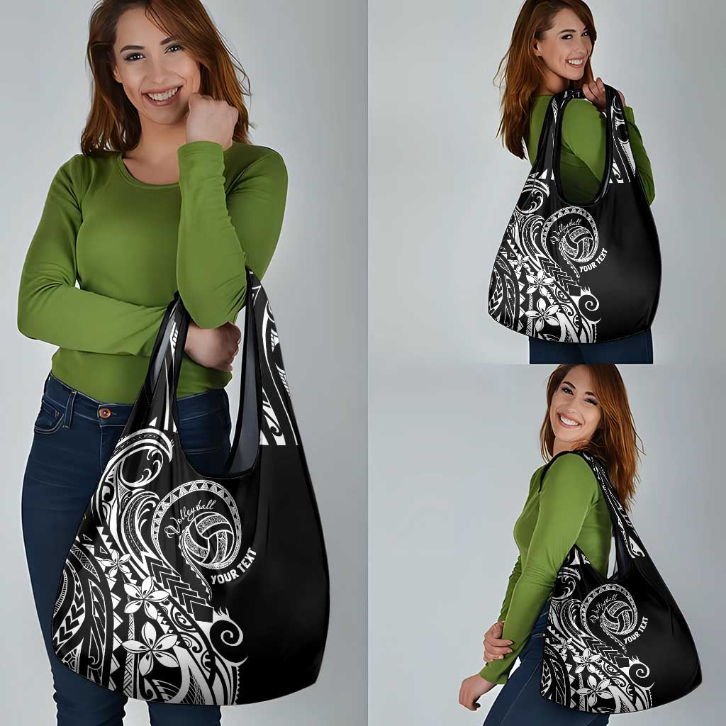 Polynesia Beach Volleyball Personalized Grocery Bag Basic LT7 - Polynesian Pride