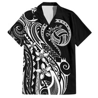 Polynesia Beach Volleyball Personalized Hawaiian Shirt Basic LT7 Black - Polynesian Pride