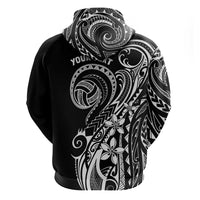 Polynesia Beach Volleyball Personalized Hoodie Basic
