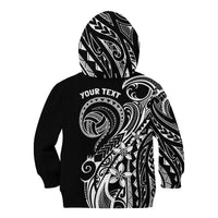 Polynesia Beach Volleyball Personalized Kid Hoodie Basic