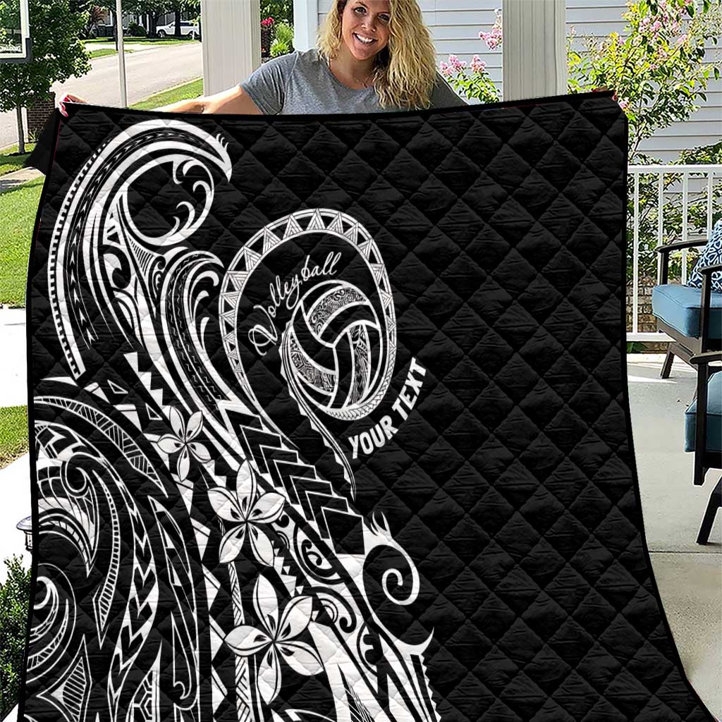 Polynesia Beach Volleyball Personalized Quilt Basic