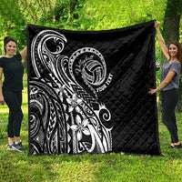 Polynesia Beach Volleyball Personalized Quilt Basic