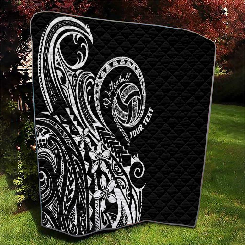 Polynesia Beach Volleyball Personalized Quilt Basic
