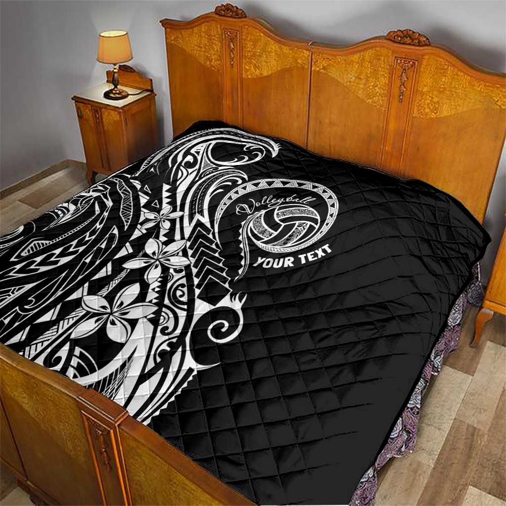 Polynesia Beach Volleyball Personalized Quilt Basic