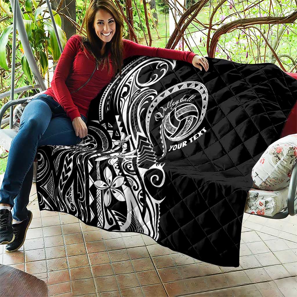 Polynesia Beach Volleyball Personalized Quilt Basic
