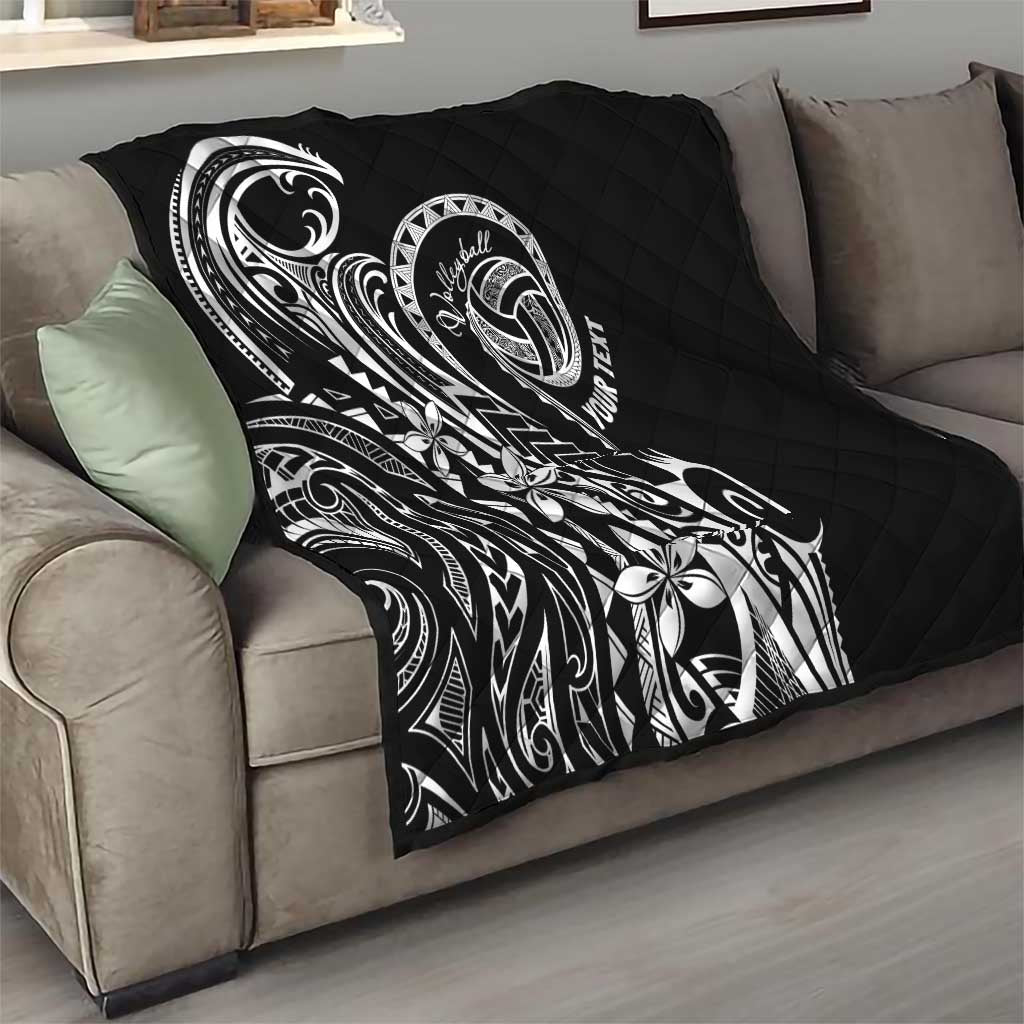 Polynesia Beach Volleyball Personalized Quilt Basic