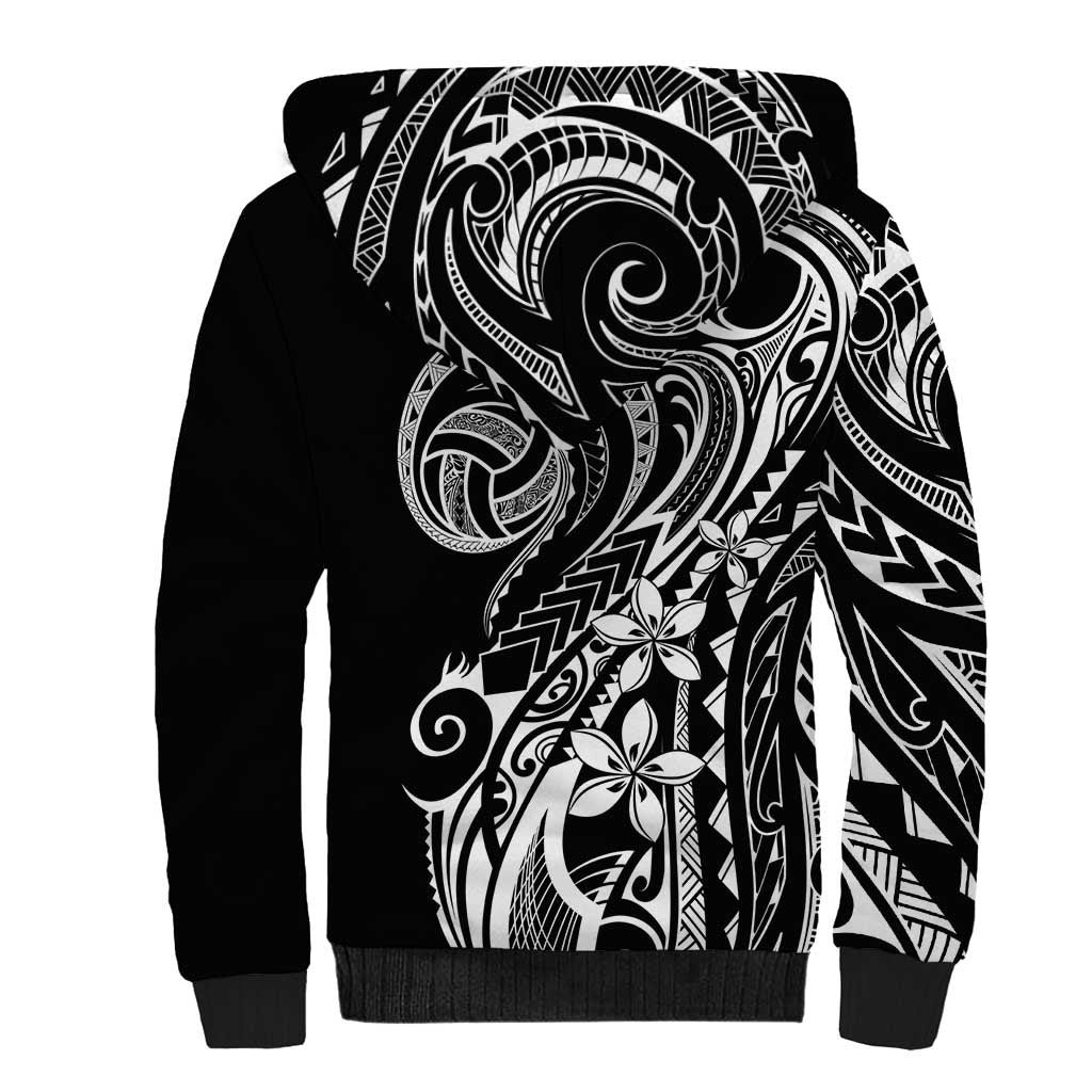 Polynesia Beach Volleyball Personalized Sherpa Hoodie Basic LT7 - Polynesian Pride