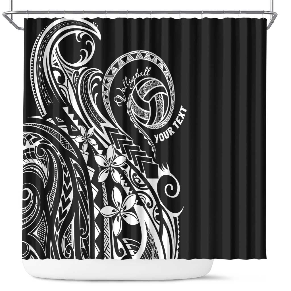 Polynesia Beach Volleyball Personalized Shower Curtain Basic