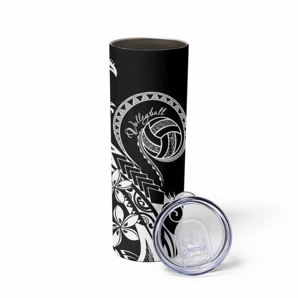 Polynesia Beach Volleyball Personalized Skinny Tumbler Basic