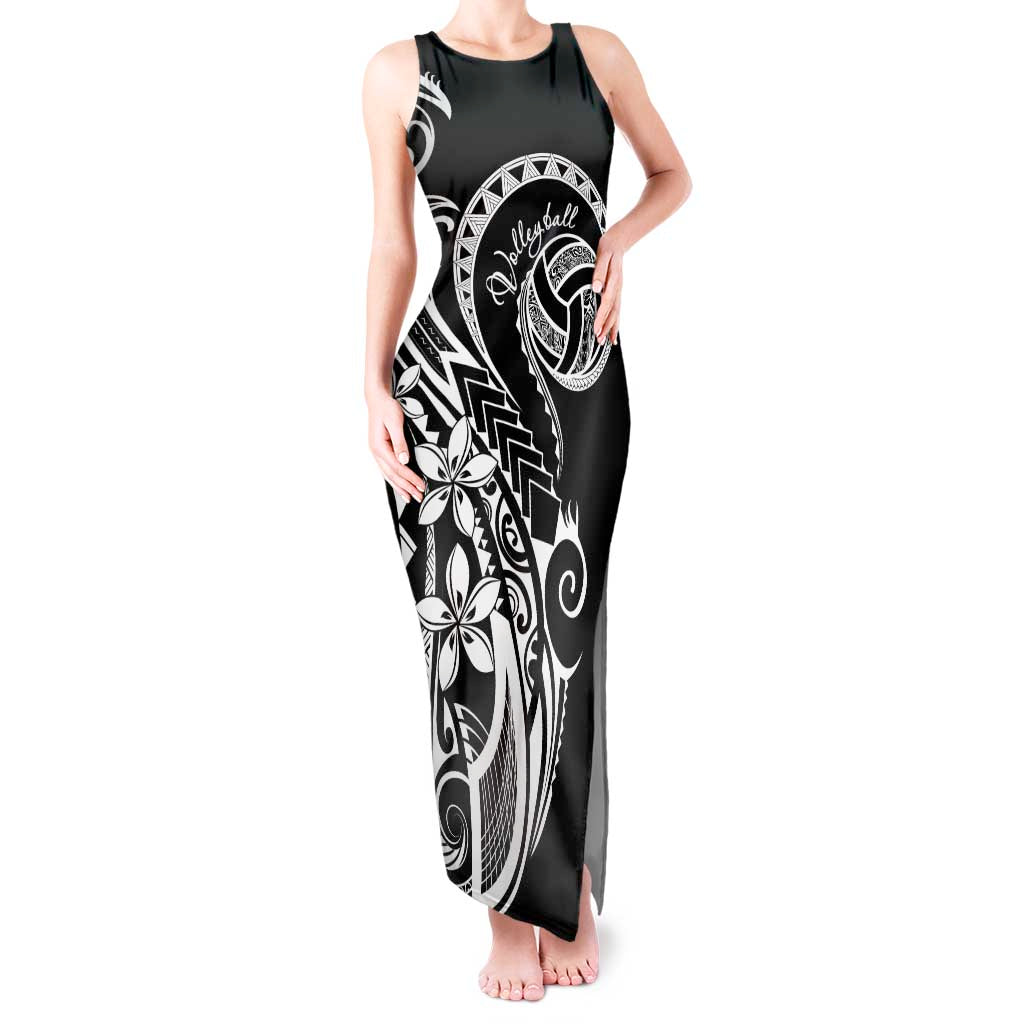Polynesia Beach Volleyball Personalized Tank Maxi Dress Basic LT7 Women Black - Polynesian Pride