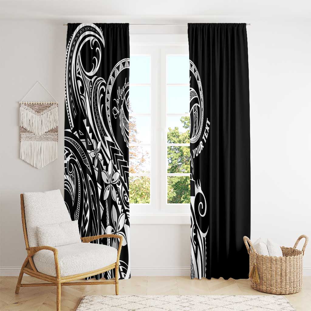 Polynesia Beach Volleyball Personalized Window Curtain Basic LT7 - Polynesian Pride