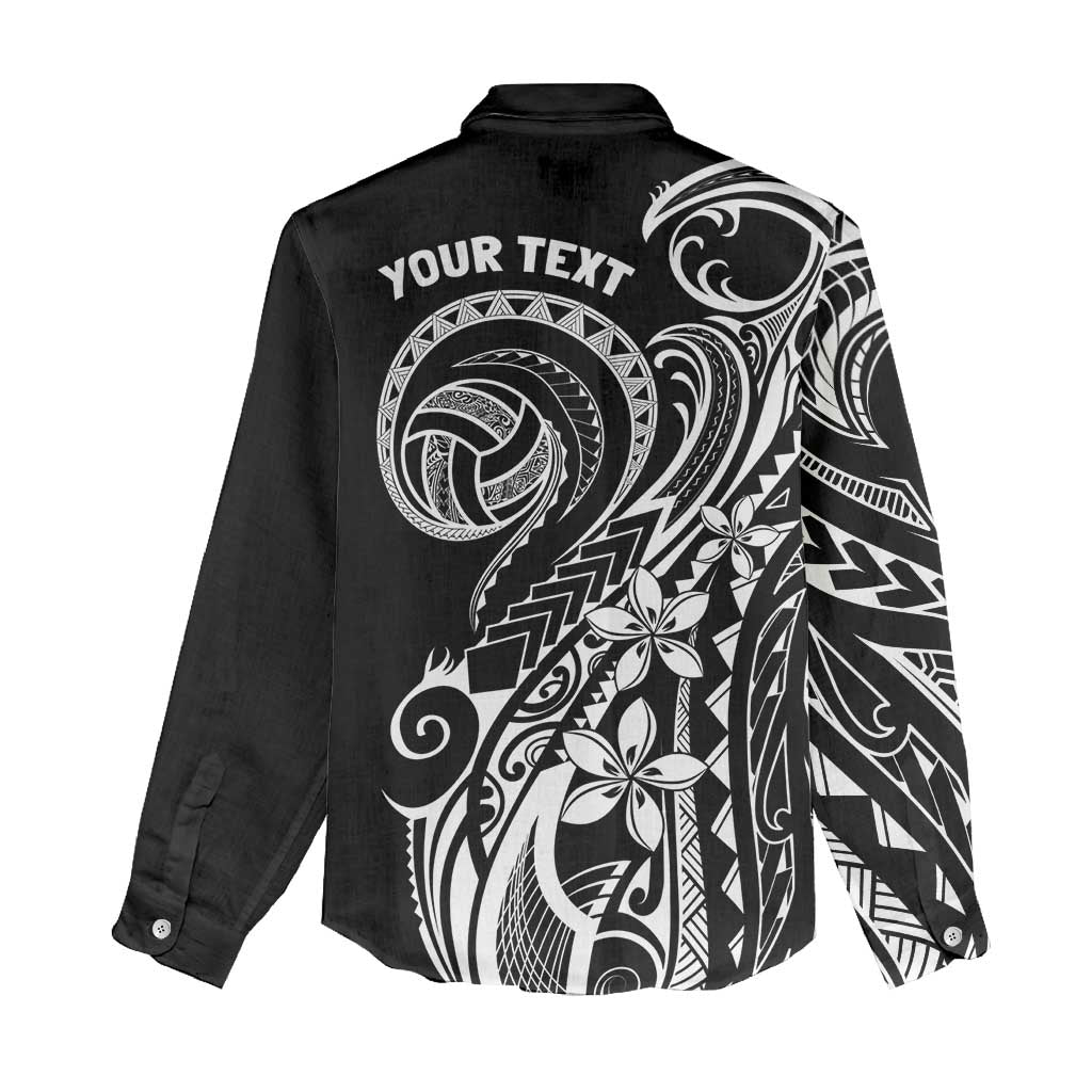 Polynesia Beach Volleyball Personalized Women Casual Shirt Basic