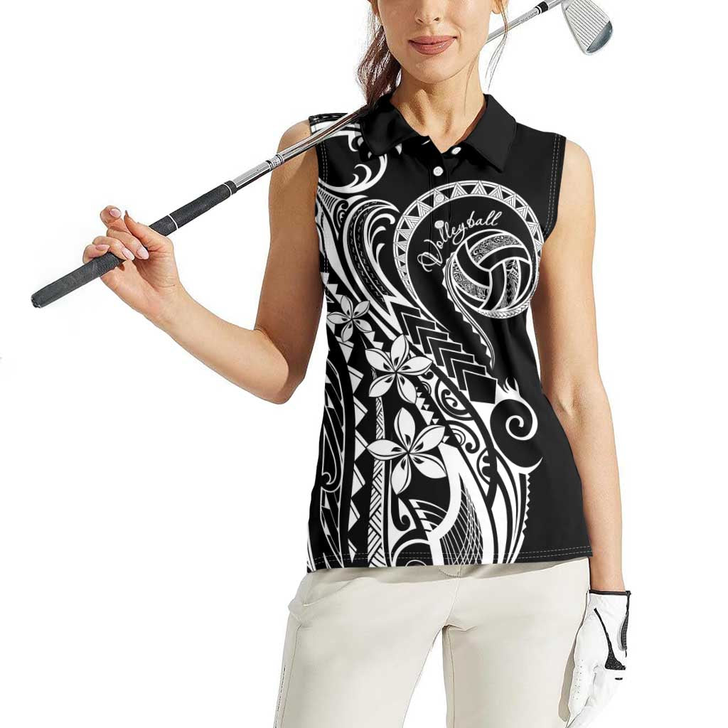 Polynesia Beach Volleyball Personalized Women Sleeveless Polo Shirt Basic