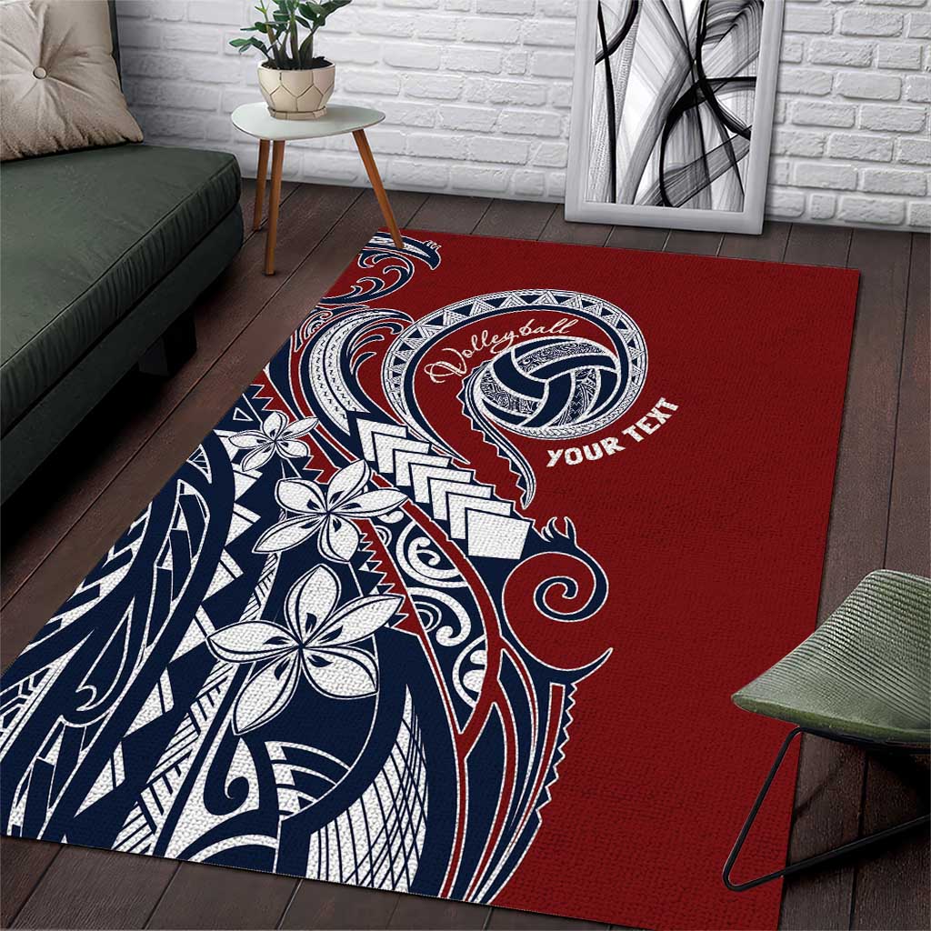 Polynesia Beach Volleyball Personalized Area Rug Special