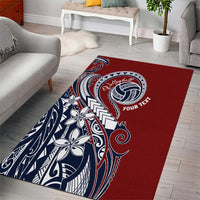Polynesia Beach Volleyball Personalized Area Rug Special